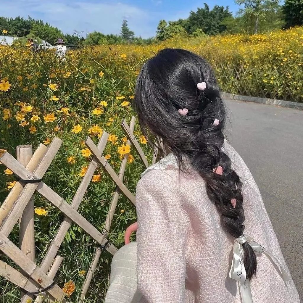 头发松散